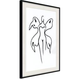 Arkiio Affisch Butterfly Woman [Poster] 40x60 Poster